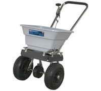 Stainless Steel Broadcast Salt Spreader 37kg Walk Behind
