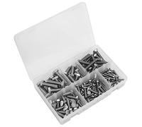 Sealey Stainless Steel Setscrew Assortment,150pc, M5-M10, A2 Stainless Steel - AB078SS