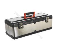 Stainless Steel Toolbox 660mm with Tote Tray