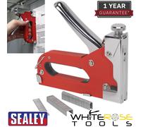 Sealey AK7061 Staple & Brad Nail Gun Heavy-Duty 4-14Mm