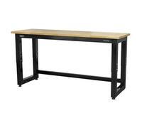 Sealey Steel Adjustable Workbench With Wooden Worktop 1830mm - Heavy-Duty Apms22