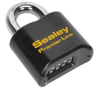 Sealey Steel Combination Padlock 62mm Standard