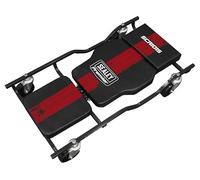 Sealey - Steel Creeper with 4 Rough Ground 5" Wheels & Adjustable Back/Headrest - SCR101S
