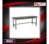 Sealey Steel Industrial Workbench With Adjustable Feet 2.1m 1000kg API2100