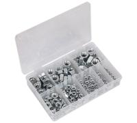 Sealey Steel Nut Assortment 255pc M4-M16 Metric