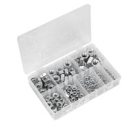Sealey Steel Nut Assortment 255pc M4-M16 DIN 934 Metric - Part No. AB046SN
