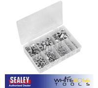 Sealey Steel Nut Assortment 255pc M4-M16 Metric