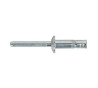 Sealey Steel Structural Rivets MB6332 - Zinc Plated 6.3 x 32mm - Pack of 100