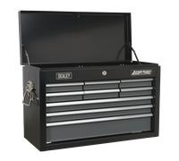 Sealey American PRO® Topchest 9 Drawer - Black/Grey AP2509B