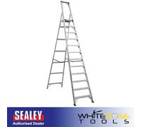Sealey Industrial Step Ladder 12-Tread Aluminium - BS EN 131 AXL12