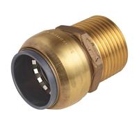 Sealey SBA15BSA Straight Adaptor 15Mm X 1/2inBspt Brass
