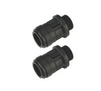 Sealey Straight Adaptor 22mm 3/4"BSP 2 PCs Air Line Couplings & Fittings