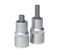 Sealey Strut Leg Pry Socket Set 2pc 1/2"Sq Drive 7 x 5mm and 8.2 x 5.5mm SX034