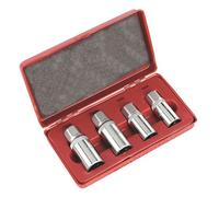 Sealey AK723 Stud Extractor Set 4Pc 1/2inSq Drive Metric