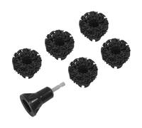 Sealey 6 Piece Hex Shank Stud Hub Cleaning Disc Set
