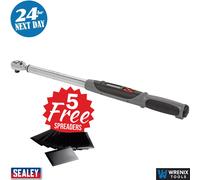 Sealey STW306 Angle Torque Wrench Digital 1/2"Sq Drive 20-200Nm(14.7-147.5lb.ft)