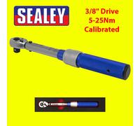 Sealey STW902 Torque Wrench Micrometer Style 3/8"Sq Drive 5-25Nm in EVA Tray