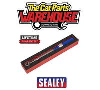 Sealey STW101 Torque Wrench Micrometer Style 1/4inSq Drive 5-25Nm(44-221Lb.in) - Calibrated