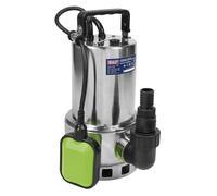 Sealey Submersible Stainless Water Pump Automatic Dirty Water 225L/min 230V WPS2