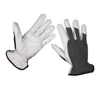 Sealey Super Cool Hide Breathable Work Gloves Grey XL