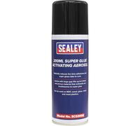 Sealey Super Glue Activating Aerosol Spray 200ml Pack of 6