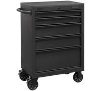 Sealey Superline Black Edition 5 Drawer Roller Cabinet Black