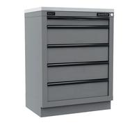 Sealey Superline Modular Cabinet 5 Drawer 680 x 460 x 910mm Soft Close APMS35BE