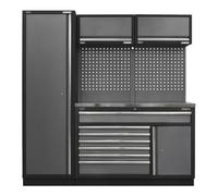 Sealey Superline Pro 1.96M Storage System Stainless Steel Worktop Apmsstack09Ss