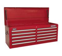 Sealey Superline Pro 10 Drawer Heavy Duty Tool Chest Red