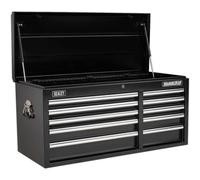 Sealey Superline Pro 10 Drawer Heavy Duty Tool Chest Black
