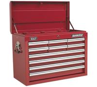 Sealey AP33109 Topchest 10 Drawer With Ball-Bearing Slides - Red
