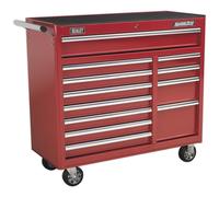 Sealey AP41120 Rollcab 12 Drawer With Ball-Bearing Slides Heavy-Duty - Red