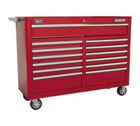 Sealey Ap5213T Rollcab 13 Drawer With Ball Bearing Runners - Red