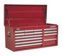 Sealey Topchest 14 Drawer With Ball-bearing Slides Heavy-duty - Red