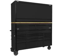 Sealey Superline Pro 15 Drawer Trolley Workstation Black
