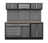 Sealey APMSSTACK11W Superline Pro® 2.04M Storage System - Pressed Wood Worktop