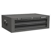 Sealey AP26029TG Mid-Box 2 Drawer With Ball-Bearing Slides - Grey/Black