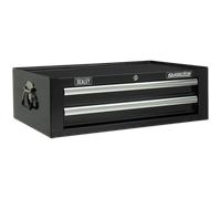 Sealey Superline Pro 2 Drawer Mid Tool Chest Black