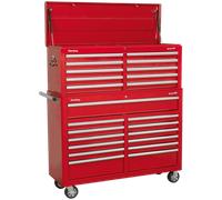 Sealey Superline Pro 23 Drawer Roller Cabinet and Tool Chest Red