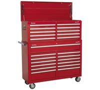 Tool Chest Combination 23 Drawer with Ball-Bearing Slides - Red