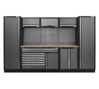 Sealey APMSSTACK13W Superline Pro® 3.24M Storage System - Pressed Wood Worktop