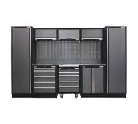 Sealey Superline PRO® 3.2m Storage System - Stainless Worktop APMSSTACK03SS