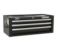 Sealey Superline Pro 3 Drawer Heavy Duty Mid Tool Chest Black