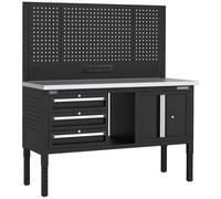 Sealey Superline Pro 3 Drawer Modular Workbench and Pegboard 1.52m
