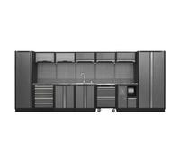 Sealey Superline Pro 4.9M Storage System Stainless Worktop Cabinet Apmsstack17Ss