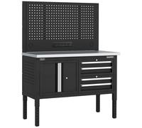 Sealey Superline Pro 4 Drawer Modular Workbench and Pegboard 1.26m