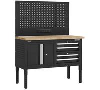 Sealey Superline Pro 4 Drawer Modular Workbench and Pegboard 1.26m