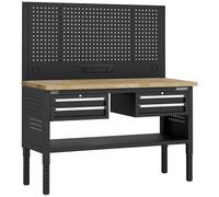 Sealey Superline PRO® Modular Workbench with 4 Drawers Wooden Worktop Adjustable Height 1525mm - APMWB60COMBO3W