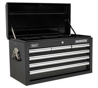 Sealey AP33069B 6 Drawer Topchest with Ball Bearing Runners (Black)