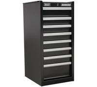 Sealey Superline Pro 8 Drawer Heavy Duty Cabinet Hang On Tool Chest Black